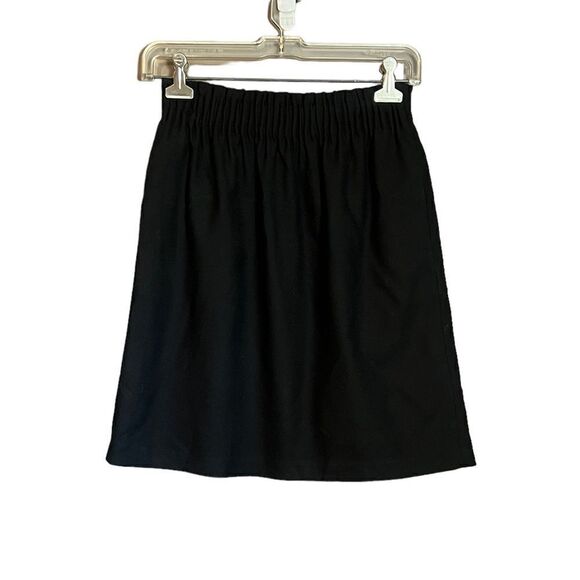 J. Crew black wool blend mini skirt with pockets! - Picture 1 of 10